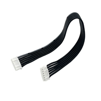 Câble double tête femelle-femelle PH2.0 6P 6 broches, pas de câble électronique, borne JST 2.0MM, longueur 20CM