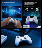 Manette de jeu sans fil GameSir Nova 2 Stellar avec joystick à effet Hall et écran tactile LCD pour Switch, PC, Android, iOS, Steam