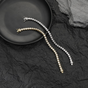 Nuevo Collar de Moda Lijing de 4mm con Pulsera de Tenis, Joyería Sencilla para Hombre Tanjing - Product Image 2