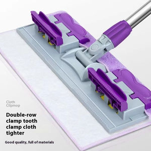 ไม้ม็อบไมโครไฟเบอร์สำหรับทำความสะอาดพื้นในบ้านไม้ถูพื้นแบบแบน - Product Image 3