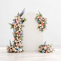 Mur de fleurs artificielles de luxe, arrangement floral pour arche de mariage, décoration pour fête de mariage, événement, cérémonie