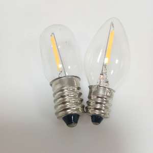Ampoule LED T20 à filament <span class=keywords><strong>Edison</strong></span> pour <span class=keywords><strong>réfrigérateur</strong></span> 110V/220V 1W 2W, petite ampoule à culot E14/E12, ampoules en verre pour <span class=keywords><strong>réfrigérateur</strong></span> solaire/DC - Product Image 1