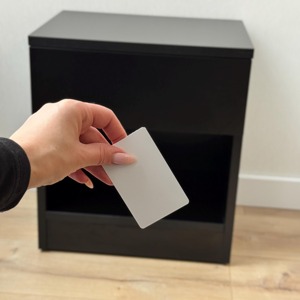 Source Factory OEM ODM Wooden <strong>Bedside</strong> <strong>Table</strong> with Hidden Storage Secure Lock Nightstand Secret Drawer Invisible Compartment - Product Image 1