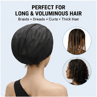 Nouveau Bonnet de Bain en Silicone Extra Large 2026, 100% Imperméable, Doux, Très Élastique, Protection des Oreilles pour Cheveux Longs
