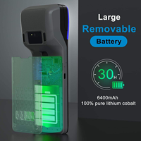 Caisse enregistreuse biométrique Android 13 POS, terminal 5,5 pouces, 6400mAh, Bluetooth, USB, NFC, imprimante thermique, caméra 5MP, mobile