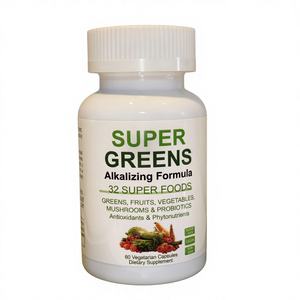 Super <strong>Greens</strong> Capsules 32 Superfoods Alkalizing <strong>Greens</strong> Supplement Vegan Sugar Free Vegetables Mushrooms Probiotics Private Label - Product Image 1