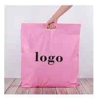 生分解性カスタムデザインのエコフレンドリーな堆肥包装無料ピンク郵送バッグ