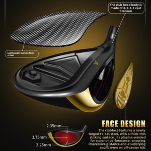 Pgm Mtg088 20th Anniversary Black Gold Palo de golf de fibra de carbono R Flex ligero de alta elasticidad para hombre Mtg0 - Product Image 3