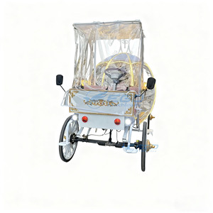 Sparkling Pumpkin Carriage <b>Enchanted</b> Cart Picturesque Electric Horseless Carriage for Scenic Spots Special Transportation - Product Image 1