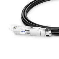 Câble DAC de dérivation 800G OSFP FIN vers 2x400G QSFP112 passif avec blindage tressé/feuilleté pour 5G