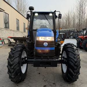 Tracteur <span class=keywords><strong>agricole</strong></span> d'occasion 4x4 avec moteur diesel Holland 4 cylindres 120 ch pour terres agricoles - Product Image 3
