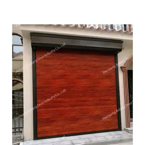 Puerta enrollable automática Exterior de Seguridad, venta al por mayor, persiana enrollable, puertas de garaje