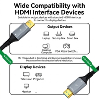 VegGieg Großhandel HDMI 2.0 Glasfaserkabel 4K 60Hz Aluminiumgehäuse 10M 50M 100M 150M Hohe GPU-Kompatibilität Kabel