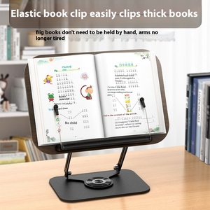 Hölzerner Bücher ständer Form Stahl Metall Buchclip Seitenhalter für den Heimgebrauch im Büro - Product Image 4