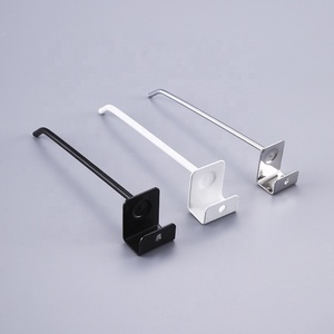 Ganchos de alambre individuales Estante de exhibición de hierro Estante de tubo cuadrado de metal para tienda minorista Supermercado Fácil para colgar Exhibición de artículos - Product Image 4