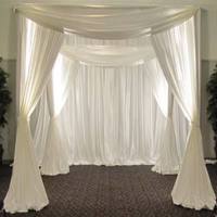 3x3x3m Pipe réglable et drapé pour l'extérieur Support de toile de fond robuste pour décoration de fête de mariage et d'événement