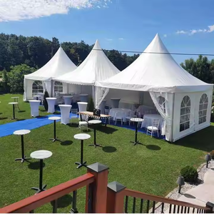 Tienda de pagoda de estructura de aluminio de pico alto móvil Tourle <span class=keywords><strong>para</strong></span> restaurante al aire libre tienda de <span class=keywords><strong>terraza</strong></span> - Product Image 3
