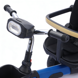 Triciclo para Bebés 4 en 1 con Certificación CE, Cochecito de Tres Ruedas Multifuncional - Product Image 3