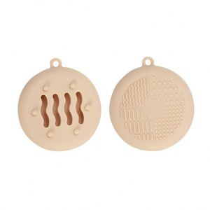 Housse de protection portable en silicone anti-poussière pour éponge de maquillage, en caoutchouc domestique avec boîte de rangement pour tampon de poudre et nettoyage - Product Image 3