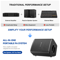 Système audio professionnel Musiccube T3Pro en gros avec enceintes PA doubles 5*7'' pour buskings et voix - Enceinte acoustique