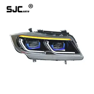Sjc Auto-Onderdelen Voor Bmw 3-serie E90 Koplampen 2005-2012 Gemodificeerde Led-Lens Daglicht Richtingaanwijzer