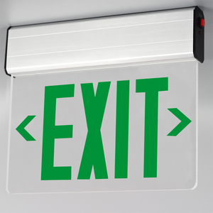 Señal de salida de emergencia LED del mercado norteamericano con luz de emergencia recargable LED con lista UL - Product Image 4