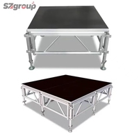 Outdoor-Konzert 18mm Sperrholz Modulare Mobile DJ-Hochzeitsbühne Tragbare Plattform