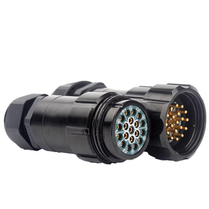 Không thấm nước 19-pin socapex nam cắm nữ ổ cắm dẫn nguồn ánh sáng Inline kết nối với bìa cho giai đoạn di chuyển đầu đèn - Product Image 1