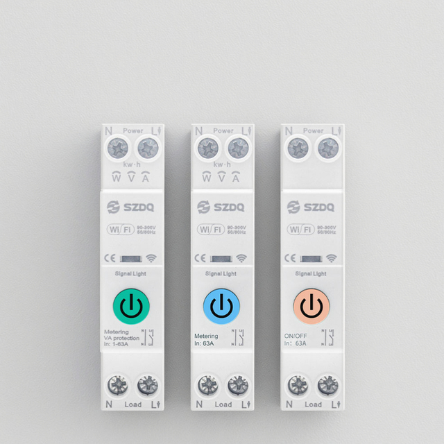 High Quality Cheap Efficient 63A 1P Wifi Smart Mcb Circuit Breaker Switch for Automated Power Control