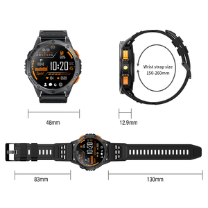Reloj Inteligente K67 con GPS, Linterna LED, Pantalla AMOLED para Hombre, Resistente al Agua IP68, Brújula Barométrica, Altímetro, 530 mAh, Android, Reloj Despertador - Product Image 4