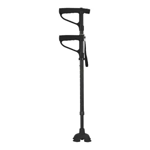 Portable Aluminum Crutches Crutches For The Elderly And The Disabled Medical Lighting Crutches