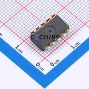 HY-DSIC05LS DIP Switch SMD-10P,12.7x6.2mm Switch Flat Toggle, Raised Type Single Pole Single Throw 5 Gull Wing Type - Product Image 2