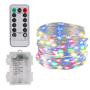 100 đèn <span class=keywords><strong>LED</strong></span> ngoài trời chuỗi đèn Pin hoạt động lễ hội <span class=keywords><strong>Halloween</strong></span> dây đồng Timbo đèn - Product Image 1
