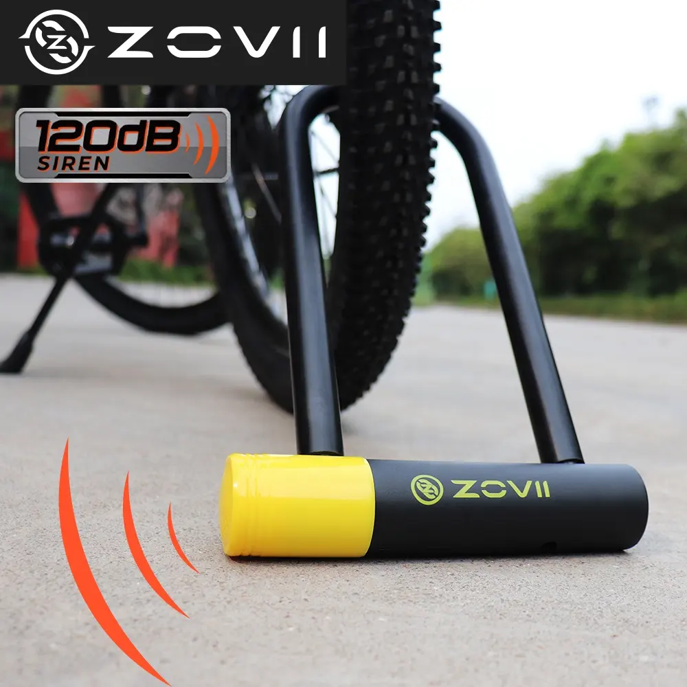 Special Hardened Steel U Lock Bicycle Bike Motorcycle Cycling Scooter 120Db Anti-Theft Bicycle Locks And Alarm Lock Alarm