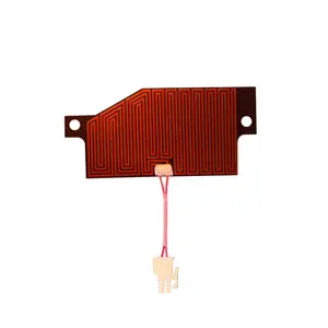 5 वी 12 वी 24 वी पी हीटिंग फिल्म प्लेट पॉलीमाइड हीटिंग इलेक्ट्रिक गर्म पैनल पैड मैट लचीला चिपकने वाला फॉइल हीटर