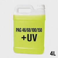 Huile réfrigérante PAG 1L avec teinture fluorescente UV 46/68/100/150 Lubrifiant pour compresseur de climatisation automobile pour R134a R1234yf