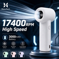Ventilateur portable sans pales L03, rechargeable par USB, mini, haute vitesse, turbo, affichage numérique, puissant, à porter, en promotion