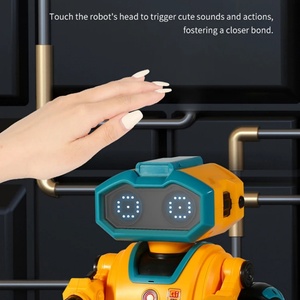 Robot jouet éducatif JJRC R29 intelligent avec capteur infrarouge, télécommande sans fil 2.4G, programmable, en plastique jaune, portée 50m, 3.7V - Product Image 6