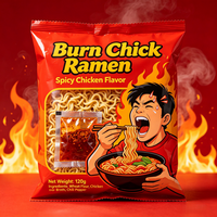 Option végétalienne - Ramen Burn Chick - Ramen asiatique épicé - Ramen instantané halal