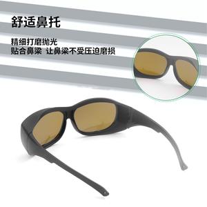 Lunettes de sécurité laser Shenzhen, monture noire, 30 % de transmission lumineuse, protection contre les rayonnements lumineux - Product Image 1