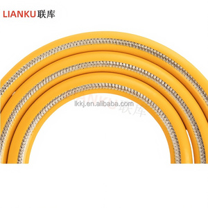 Tuyau de gaz flexible en PVC haute pression tressé en fil d'acier inoxydable 304, durable, 1,5m-2m, norme nationale, usage industriel - Product Image 3