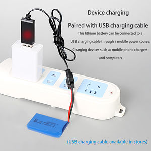 工場Rc Quadcopter 3.7V 780mAh 603048 Li-polymerセル木製飛行機ジェットプレーンファン玩具ドローン用Lipoバッテリー - Product Image 5