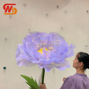 SMOOTH Decorative Paper Flower <b>Wedding</b> Giant Organza Flower Arrangement Handmade Paper Flower - Product Image 3