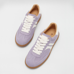Sneakers Casual da Donna in Camoscio <span class=keywords><strong>Rosso</strong></span>, Scarpe Sportive Comode a Profilo Basso per Uso Quotidiano, Calzature Eleganti per Signore - Product Image 2