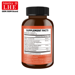 Fabricante de Suplementos Nutracéuticos para la Quema de Grasa con Acetil L-Carnitina, Energía y Control de Peso, 60 Cápsulas Vegetales - Product Image 6