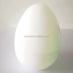 12 Inch Dinosaurus Grote Paasei Schaal Plastic Open Ei Diy Kinderen Gevulde Loterij Speelgoed Op Maat Vrolijk Paas Groot Jumbo Ei - Product Image 4