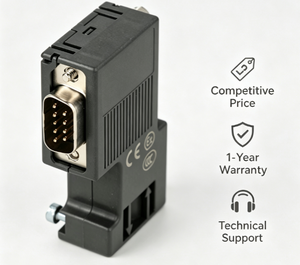 Nuevo Conector de Bus PROFIBUS DP Original Siemens 6ES7972 con Resistencia de Terminación Conmutable para Cableado de Red PLC S7-300 S7-400 - Product Image 3