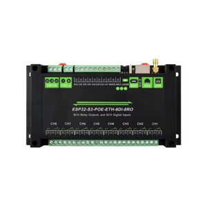 BSSY)RJ45 RS485 อุตสาหกรรม 8 ช่อง ESP32-S3 ไวไฟรีเลย์โมดูลรีโมทคอนโทรลบอร์ดแยกโพอี 3-ETH-8DI-8RO - Product Image 2