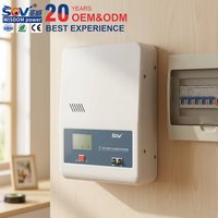 Régulateur/Stabilisateur de tension automatique monophasé TSD-10KVA AC en cuivre avec affichage LCD