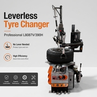 Otomatik Lastik Değiştirme Makinesi Yüksek Verimli Salıncak Kollu Araba Lastikleri Sökme Ekipmanı Kaldırma Kolonlu 220V LEO Marka L8087V/390H